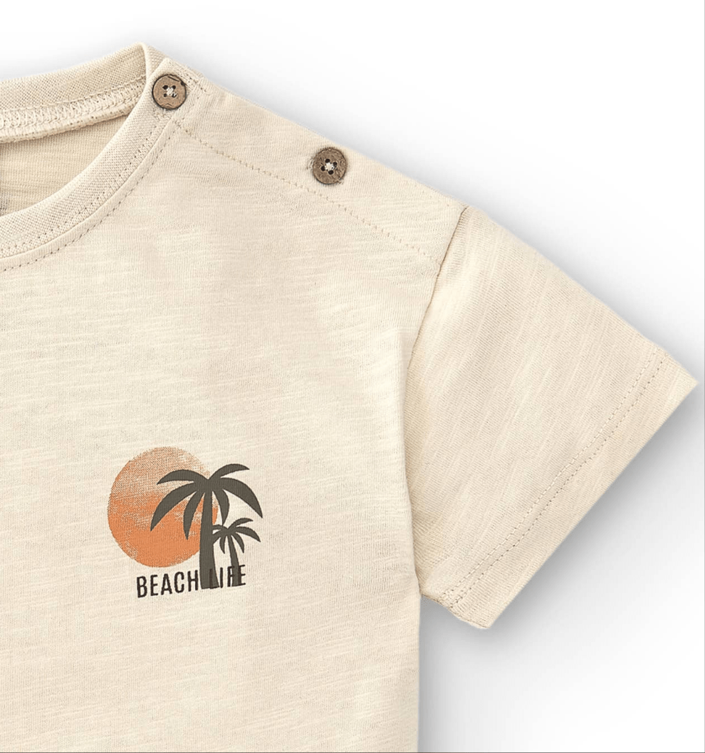 Beach Life Organic Baby T-shirt