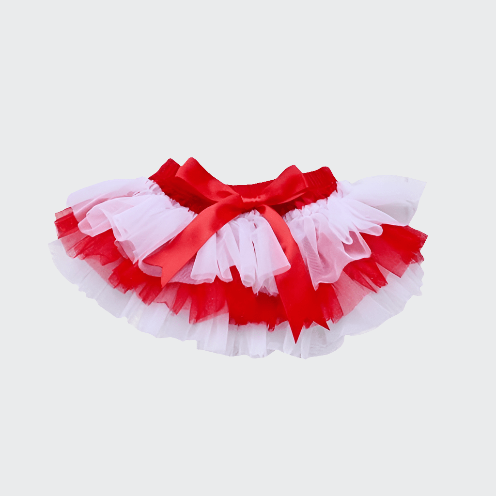 Red & White Tutu Bloomer