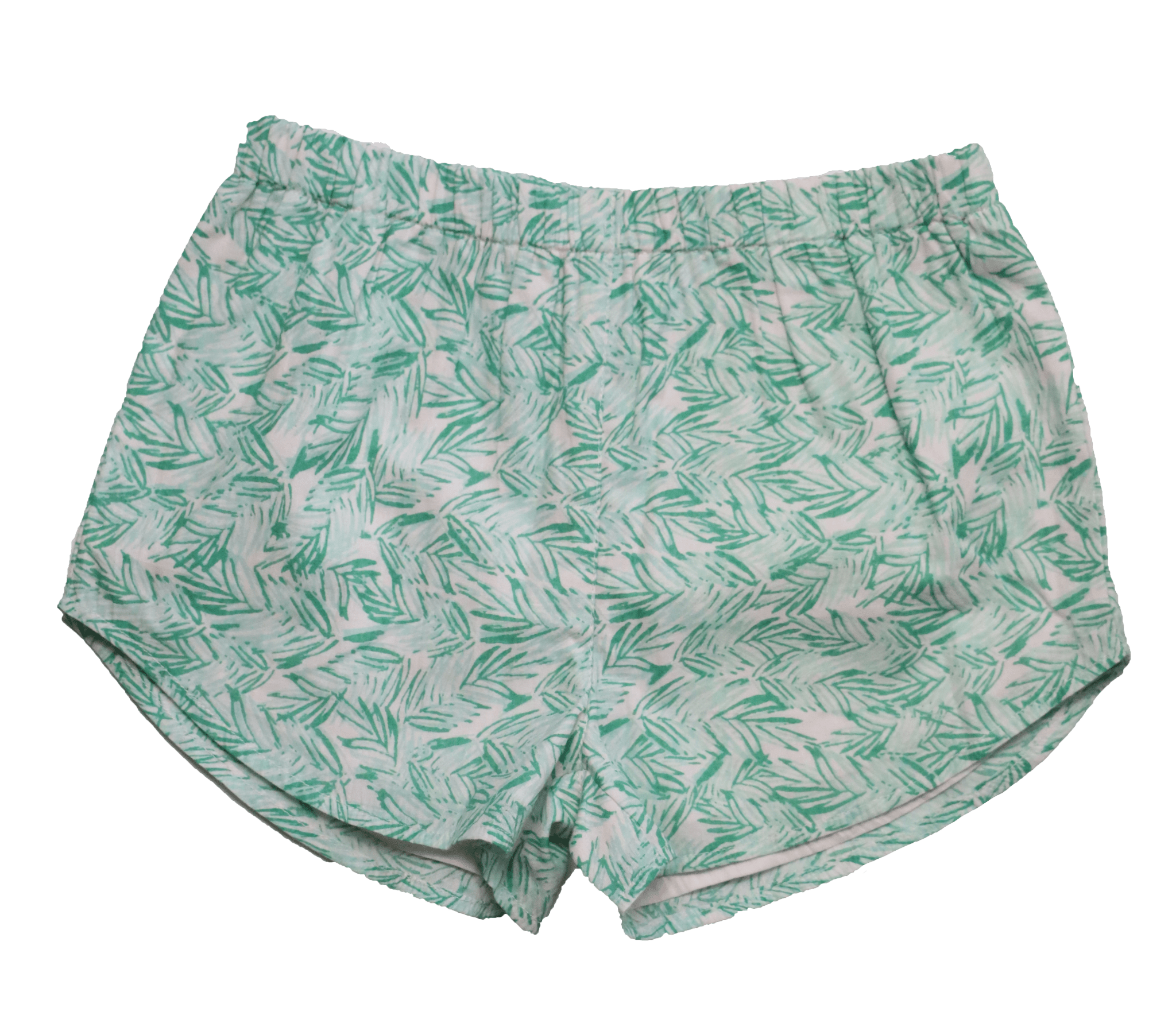 Organic Cotton Peplum & Shorts Set - Palm