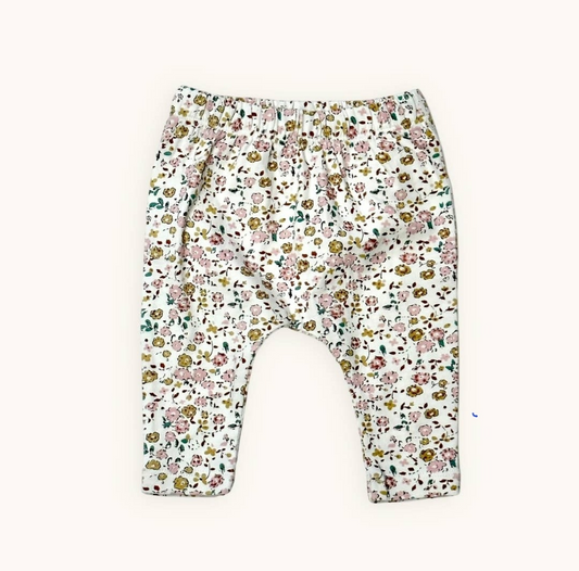 Floral Jersey Stretch Baby Legging Pants
