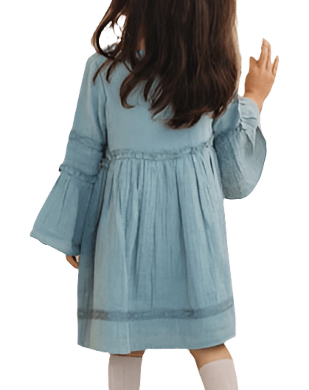 Pale Blue Muslin Dress