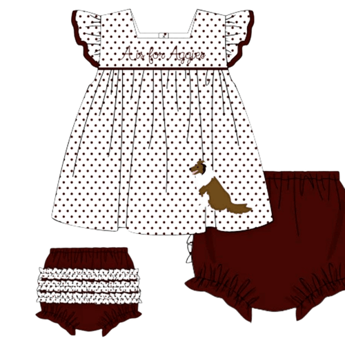 A is for Aggies Diaper Set