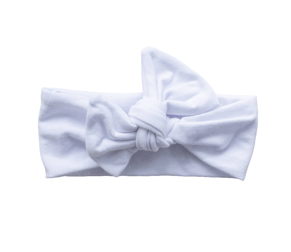 Bright White Bow Knot