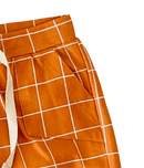 Checkered Baby Drawstring Shorts (Organic Jersey)