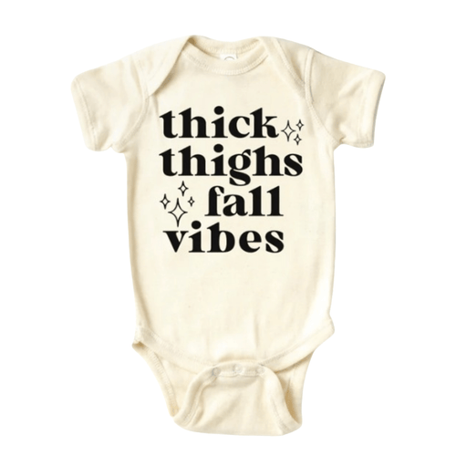 Fall Vibes baby onesie