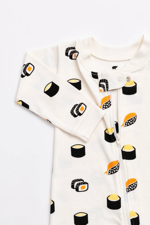 One-Piece Baby Pajamas-Sushi Rolls