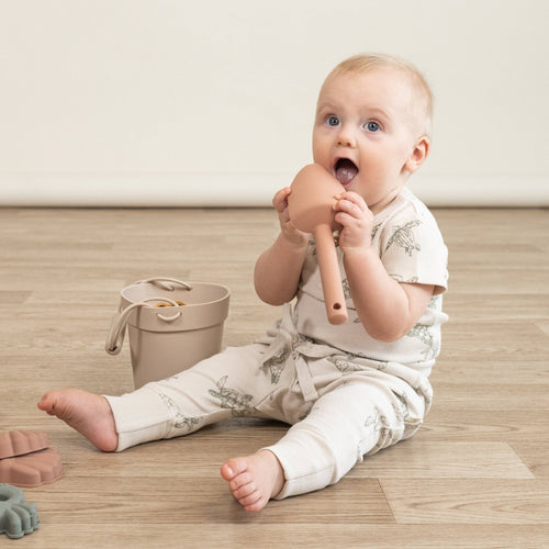 Organic 2-Way Zip Romper - Turtles