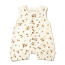 Organic Sleeveless Bubble Romper - Bohemia