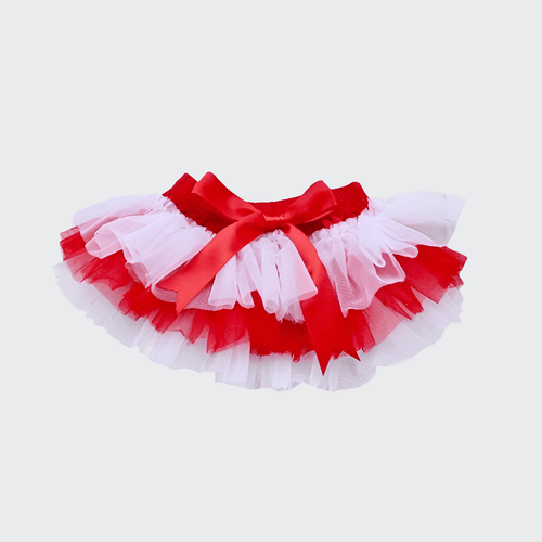 Red & White Tutu Bloomer