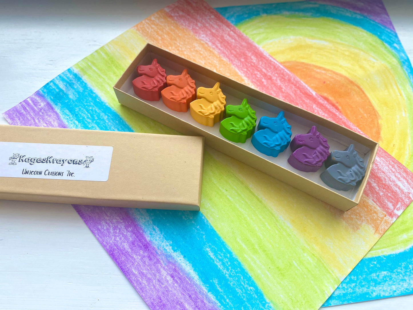 Unicorn Crayons Gift Box KagesKrayons