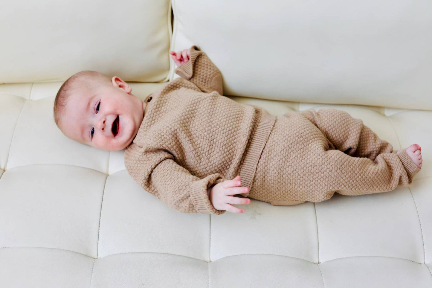 Milan Earthy Baby Raglan Pullover Sweater (Organic Cotton) Viverano Organics