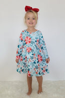 Snowy Blooms Dress Clover Cottage