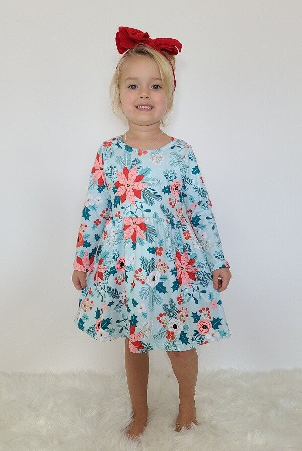 Snowy Blooms Dress