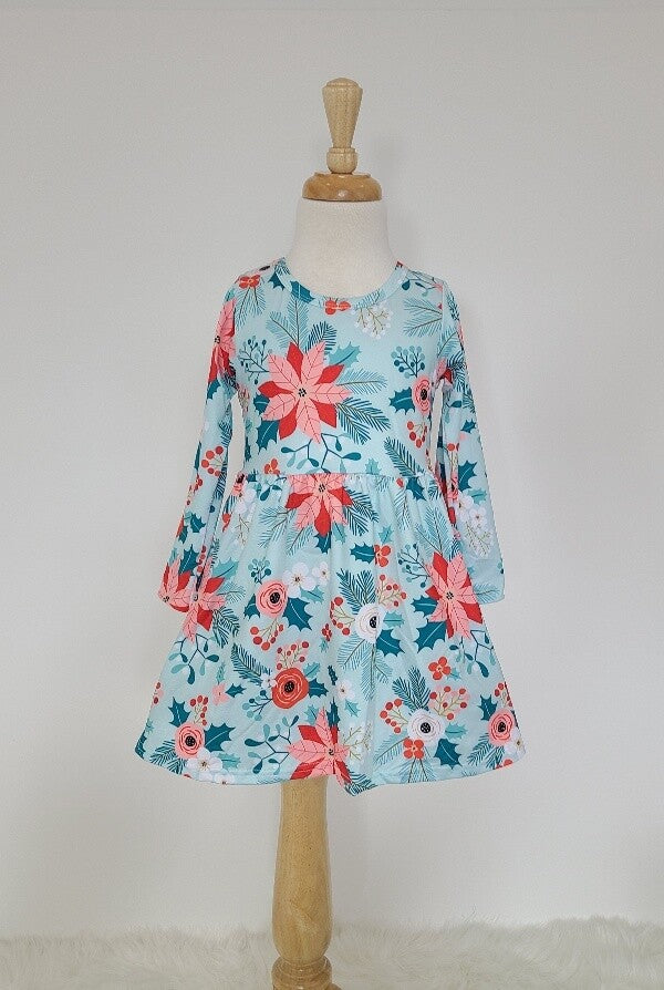 Snowy Blooms Dress