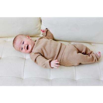 Milan Earthy Baby Knit Legging Pants (Organic Cotton) Viverano Organics