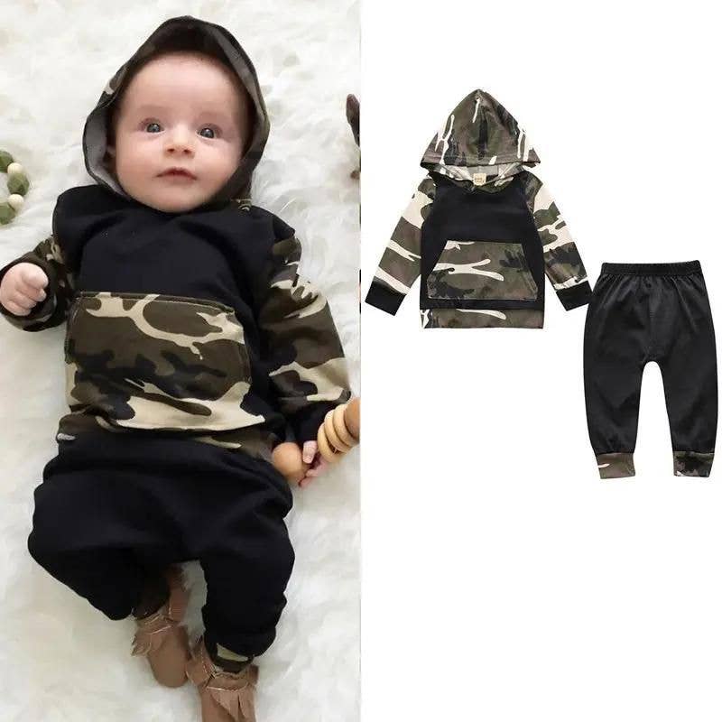 Camo Hoodie 2Pc Set