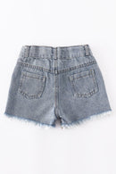 Lace Denim Shorts Honeydew Kids