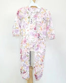 Lilac Blossom Footie Romper Clover Cottage