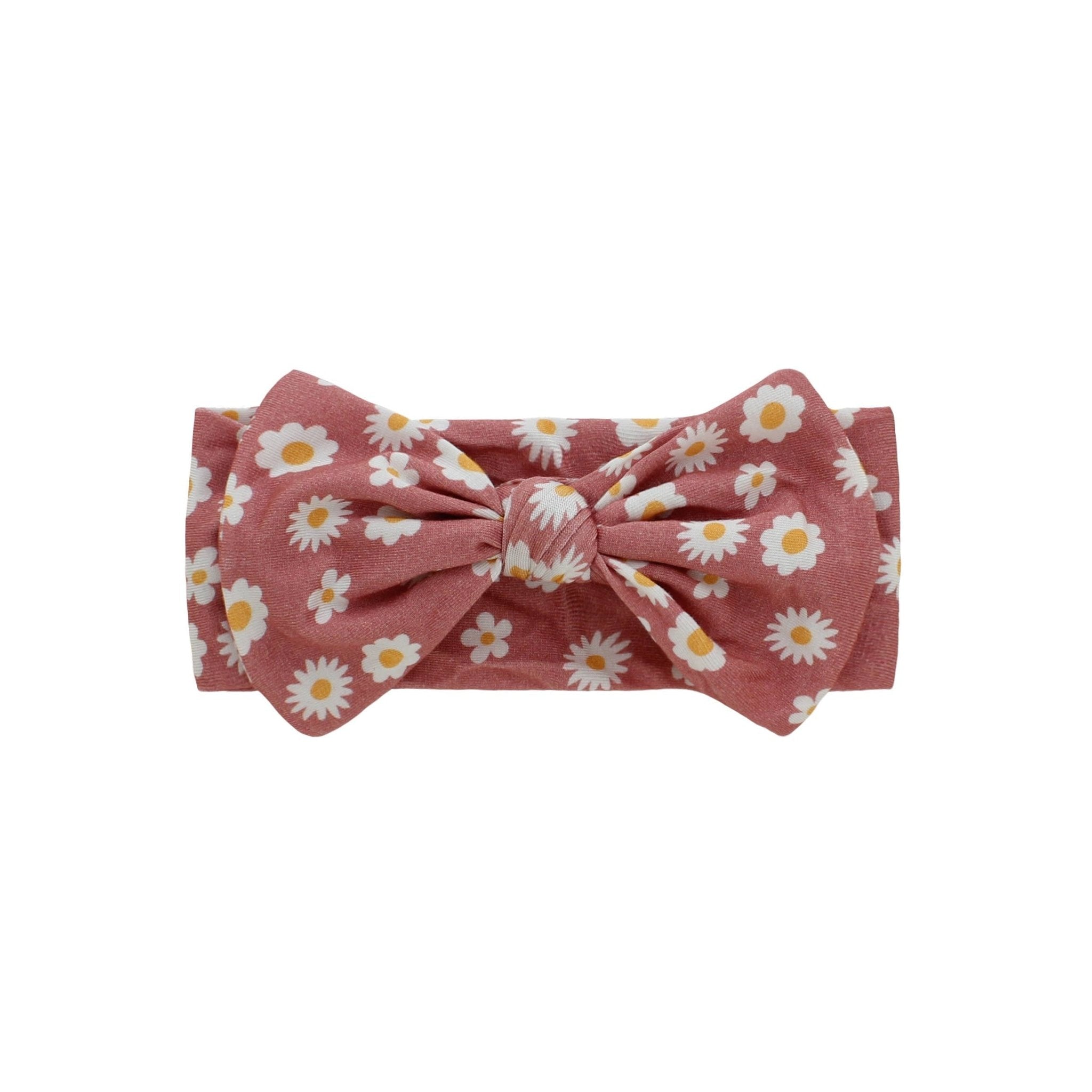 Rose Daisy Baby Headband